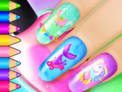 Coloring Book: Nail Art Salon — free online game