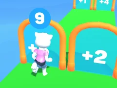Cat Angela Running — free online game