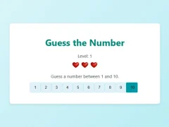 Guess The Number — free online game