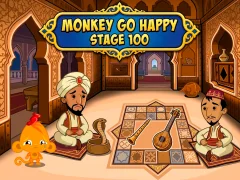 თამაში Monkey Go Happy Stage 100 ონლაინ