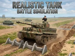 Realistic Tank Battle Simulation — free online game