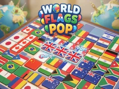 World Flags Pop — free online game