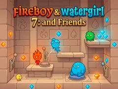 Fireboy & Watergirl 7: and Friends — free online game