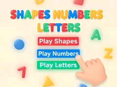 Shapes Numbers Letters — free online game