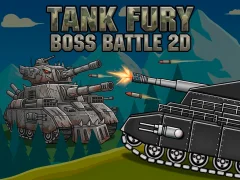 Gêm Tank Fury: Boss Battle 2D ar-lein