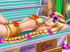 Goldie Princess Tanning — free online game