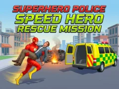 Superhero Police Speed Hero Rescue Mission — permainan dalam talian percuma