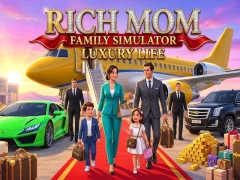 Rich Mom Family Simulator Luxury Life — lojë online falas