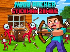 Noob Archer vs Stickman Zombie — 무료 온라인 게임
