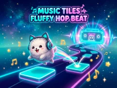 Music Tiles Fluffy Hop Beat — безплатна онлайн игра