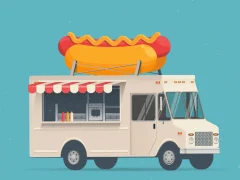 Food Trucks Jigsaw — free online game