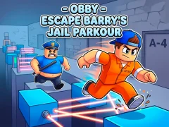 Obby - Escape Barry's Jail Parkour — permainan dalam talian percuma
