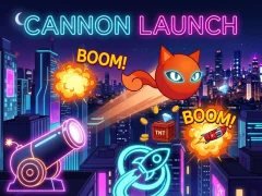 Cannon Launch — безкоштовна онлайн гра