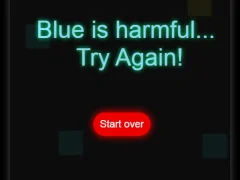 Avoid the blue — free online game
