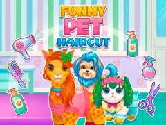 Funny Pet Haircut — free online game