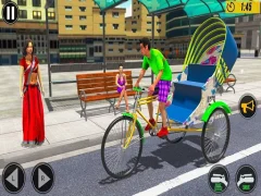 Bicycle Tuk Tuk Aauto Rickshaw New Driving — free online game