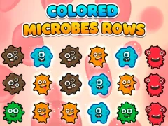 Colored Microbes Rows — free online game