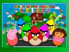 Famous Cartoon Characters Eggs — free online game