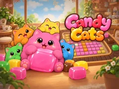 Gêm Candy Cats ar-lein