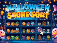 Halloween Store Sort — bezplatná online hra