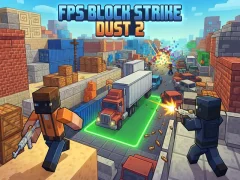 FPS Block Strike Dust 2 — free online game