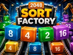 Spel 2048 Sort Factory aanlyn