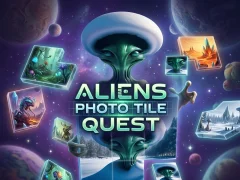 Aliens Photo Tile Quest — free online game