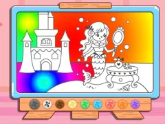 Coloring Book: Mermaid Makeup — free online game