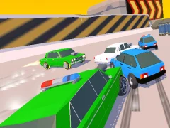 Turbo VAZ: Cartoon Racing — free online game