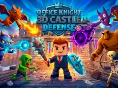 Office Knight 3D Castle Defense — free online game