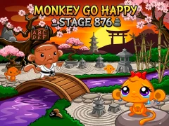 Monkey GO Happy Stage 876 — ਮੁਫ਼ਤ ਆਨਲਾਈਨ ਗੇਮ
