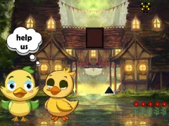 Assist Sad Duck Babies — free online game