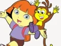 Dora The Explorer Coloring Fun — free online game
