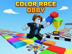 Color Race Obby — online hra zdarma