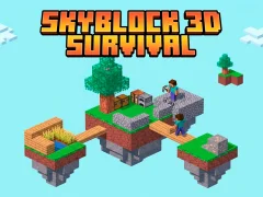 Cluiche Skyblock 3D: Survival ar líne