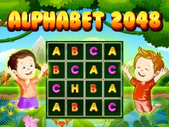 Alphabet 2048 — free online game