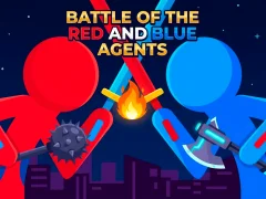Battle of the red and blue agents — free online game