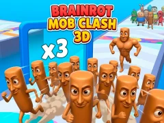 Brainrot Mob Clash 3D – kostenloses Online-Spiel
