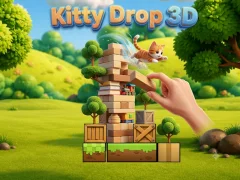 Kitty Drop 3D — безплатна онлайн игра