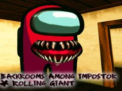 Backrooms Among Impostor & Rolling Giant — free online game