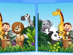 Find 7 Differences Animals — free online game