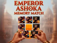 Emperor Ashoka Memory Match — free online game