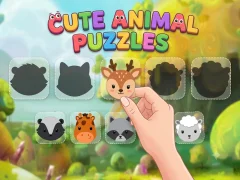 Spel Cute Animal Puzzles aanlyn