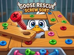 თამაში Goose Rescue: Screw Sort ონლაინ