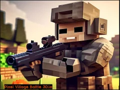 Trò chơi Pixel Village Battle 3D.io trực tuyến