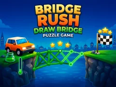 Bridge Rush - Draw Bridge Puzzle Game — free online game