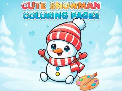 Cute Snowman Coloring Pages — free online game