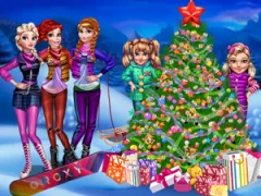Princesses Christmas tree — free online game