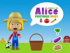 Mäng World of Alice Vegetables Names Internetis