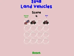 2048 Land Vehicles — free online game